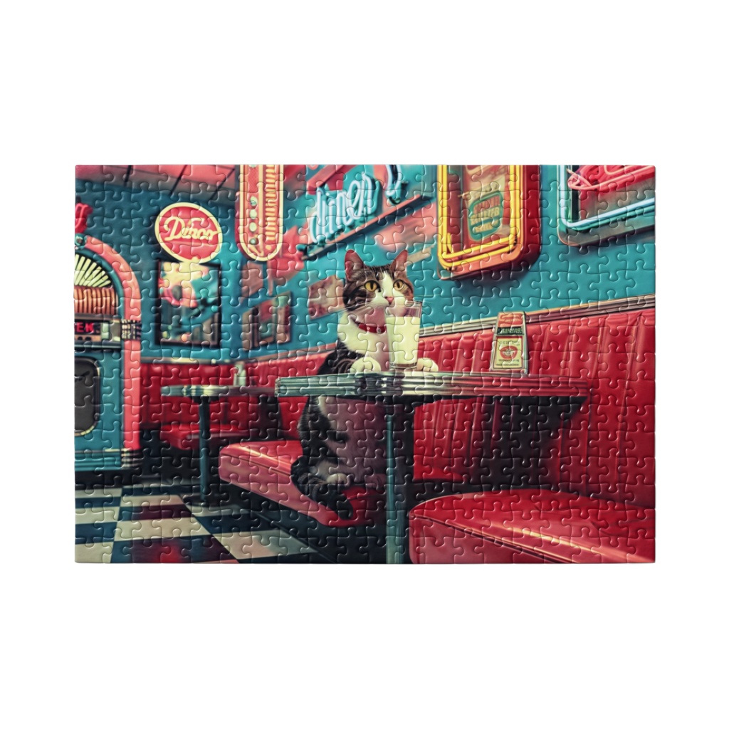 ダイナーと猫 キジシロ