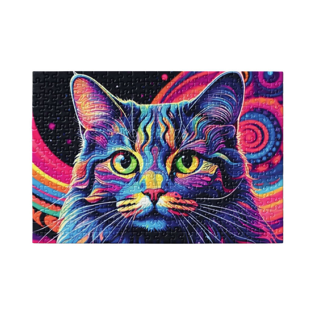 ネオンキャットドリームスケープ(ジグソーパズル