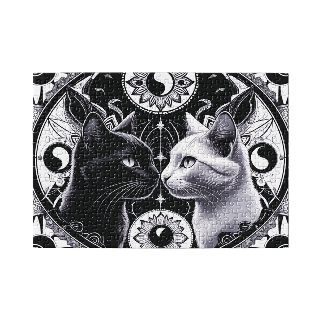 陰陽猫 – バランスと二元性の象徴