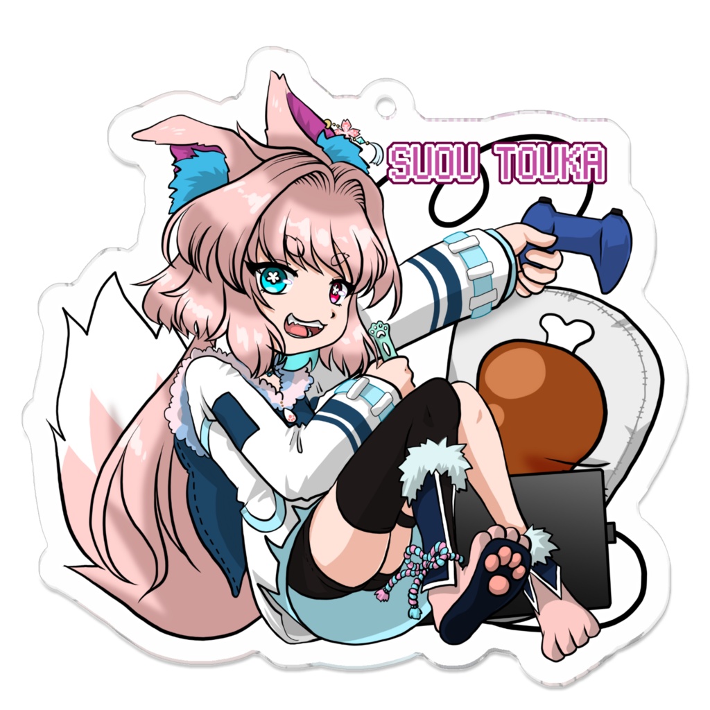 ［通常版］アクリルキーホルダー：朱桜冬華