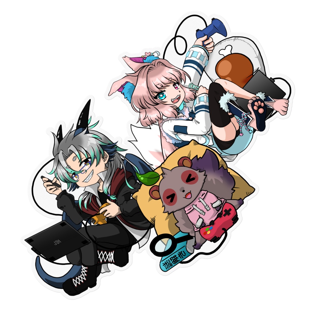 ［通常版］クリアステッカー：白縁無し