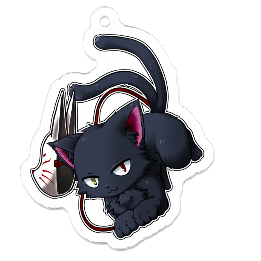 ［通常版］アクリルキーホルダー：化け猫楓