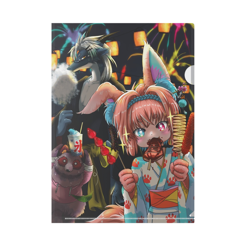 クリアファイル:夏祭り2023ver