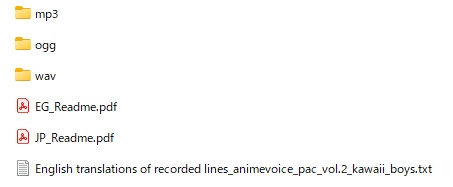 アニメボイス素材集|Voice material for Japanese girl and boy characters|ANIME VOICE_BUNDLE