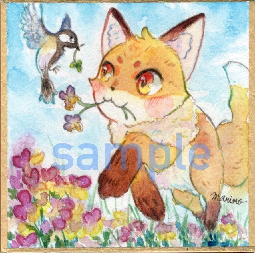 豆色紙 原画 各種