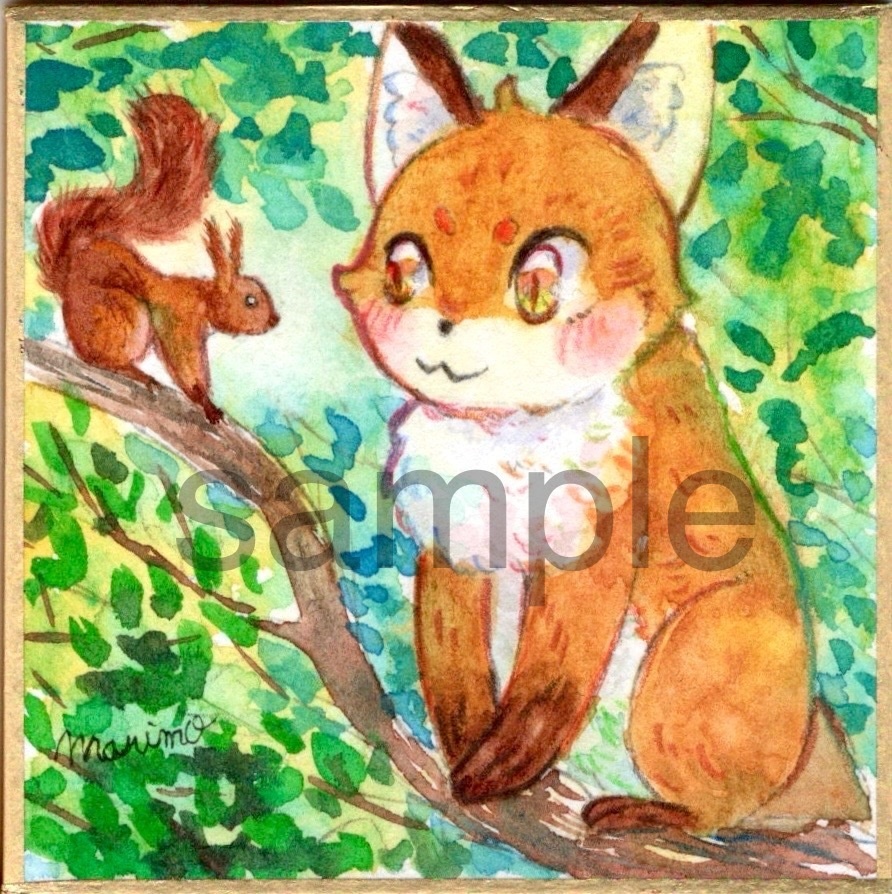 豆色紙 原画 各種