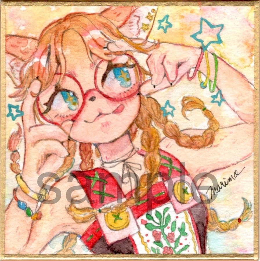 豆色紙 原画 各種