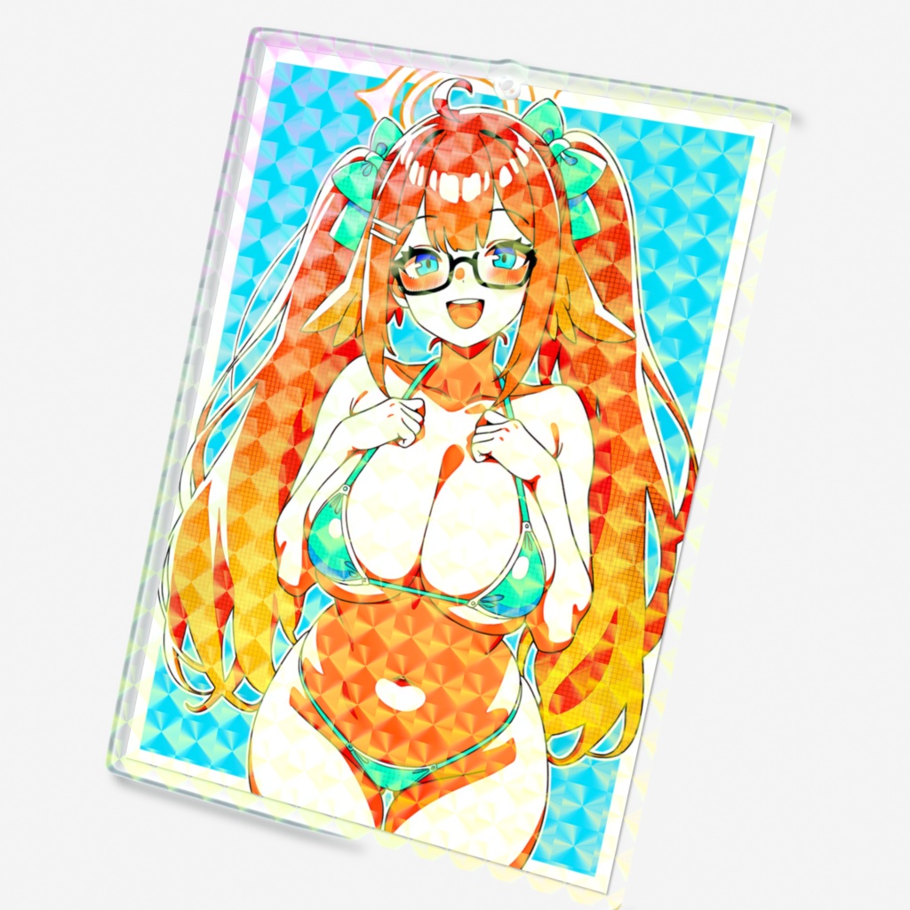 【ブルアカ:円堂シミコ】ホログラムアクリルキーホルダー