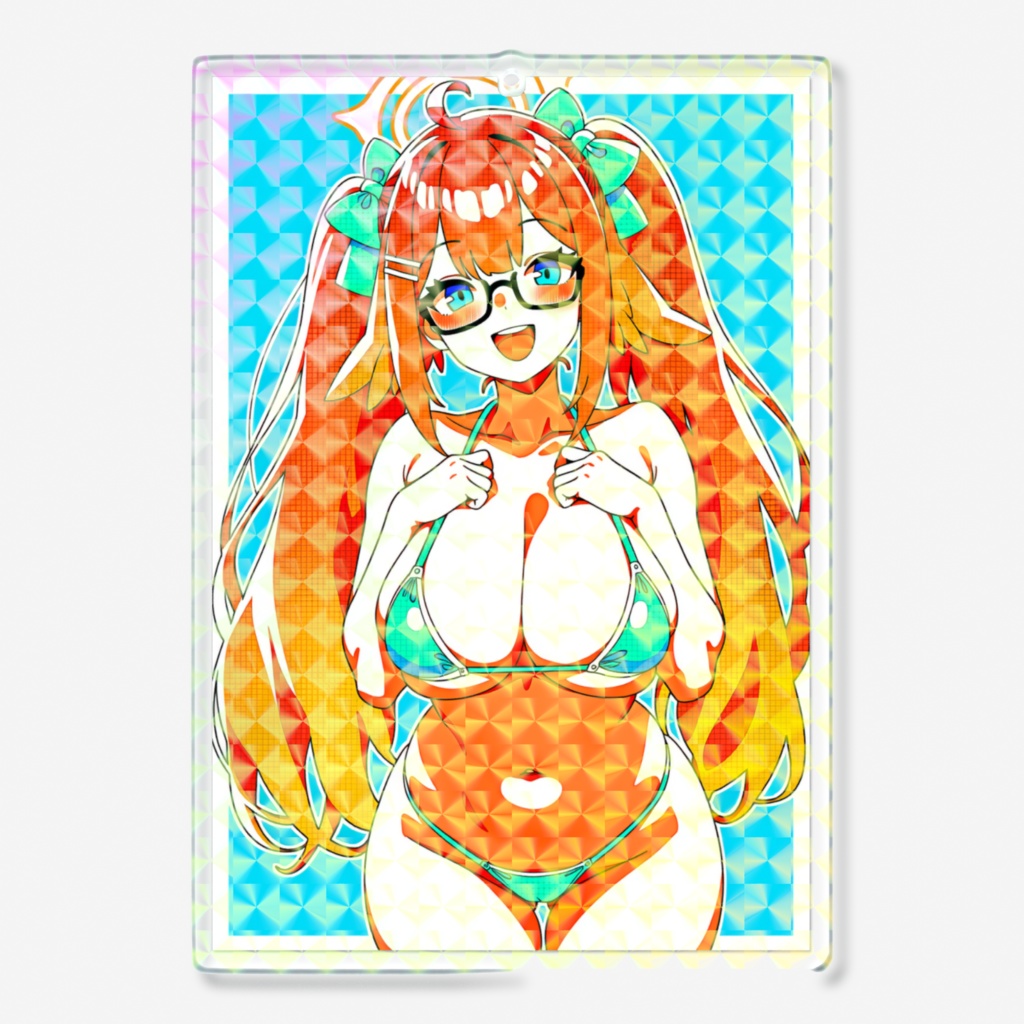 【ブルアカ：円堂シミコ】ホログラムアクリルキーホルダー