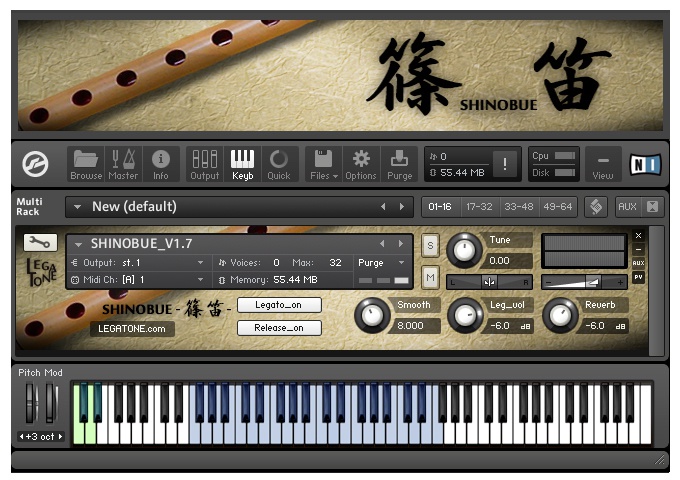 篠笛音源 SHINOBUE - 篠笛 - for KONTAKT