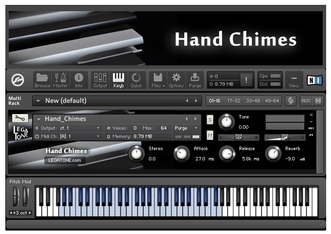 ハンドチャイム音源 Hand Chimes For Kontakt Legatone Booth