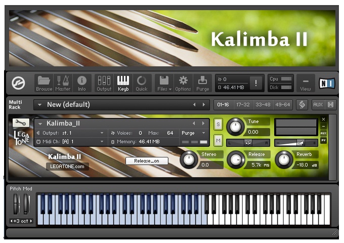 カリンバ音源 Kalimba II for KONTAKT