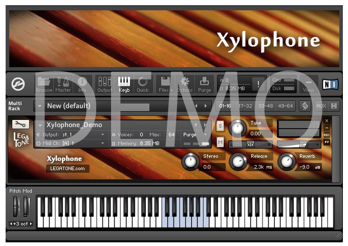 シロフォン音源 Xylophone for KONTAKT Free Demo - フリー音源