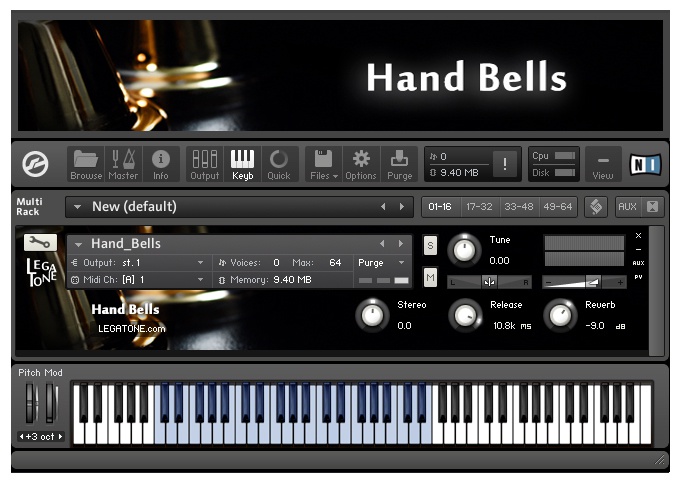 ハンドベル音源 Hand Bells for KONTAKT