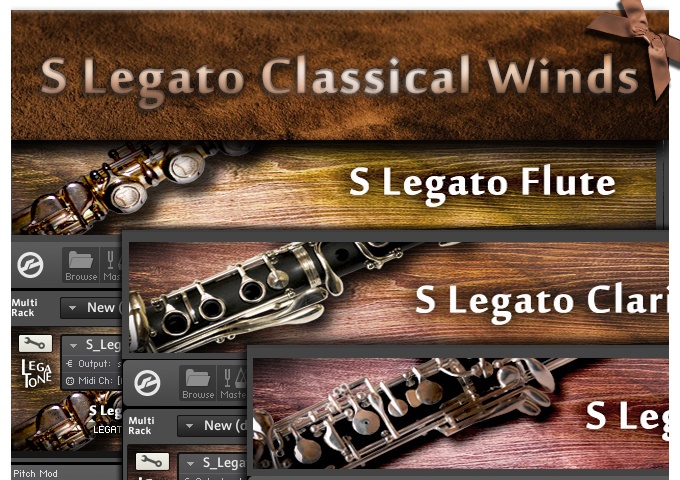 管楽器レガート音源セット S Lagato Classical Winds Bundle