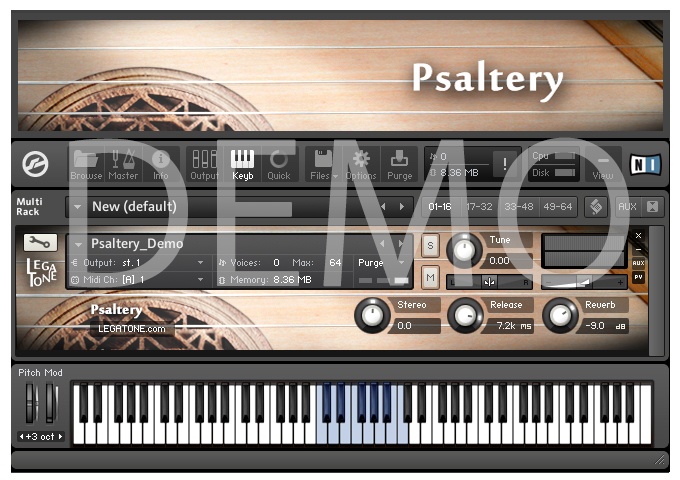 サルテリー音源 Psaltery for KONTAKT Free Demo - フリー音源