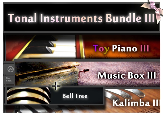 オルゴール・トイピアノ・カリンバ音源セット Tonal Instruments Bundle III　(限定特典あり)