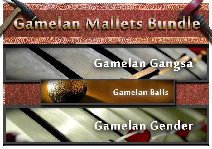 ガムラン2種音源セット Gamelan Mallets Bundle for KONTAKT (限定特典あり)