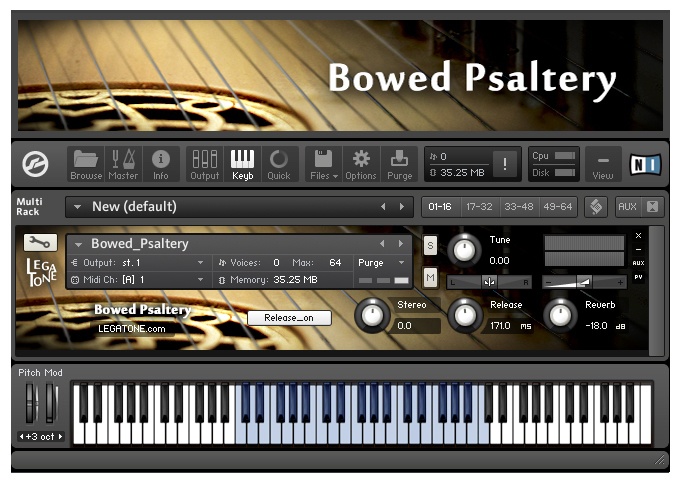 サルテリー音源 Bowed Psaltery for KONTAKT