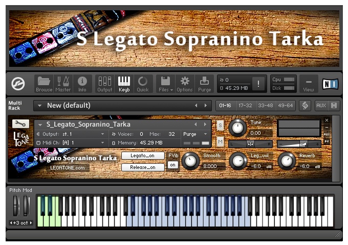 タルカ3種レガート音源セット S Legato Tarqueada Bundle (限定特典あり)