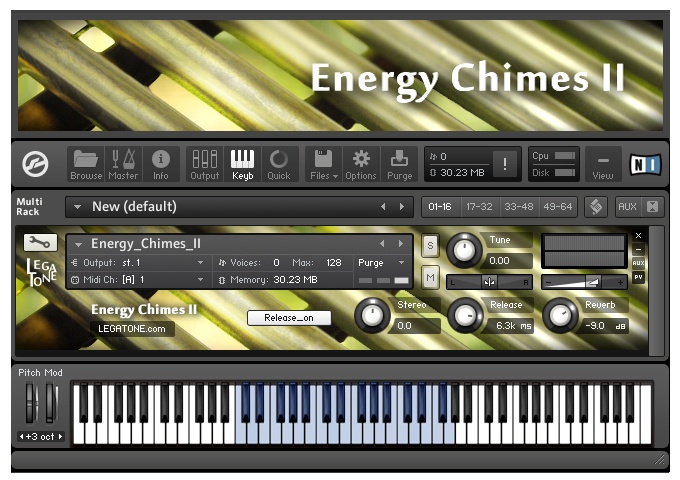 エナジーチャイム音源 Energy Chimes II for KONTAKT