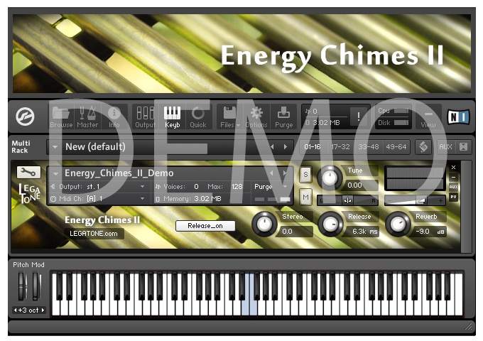 エナジーチャイム音源 Energy Chimes II for KONTAKT Free Demo - フリー音源