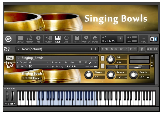 シンギングボウル音源 Singing Bowls for KONTAKT