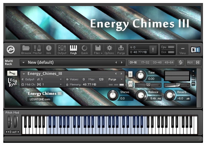 エナジーチャイム音源 Energy Chimes III for KONTAKT