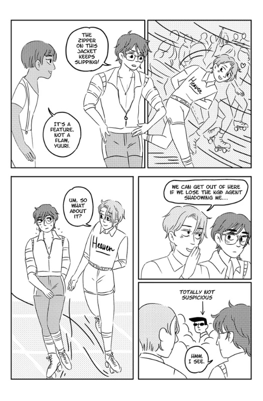 Blinded by the Ice(英文) ユーリの70年代パロ