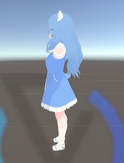 Premade | Project Blue Bear Girl | Vrm-Vtuber-Vrchat