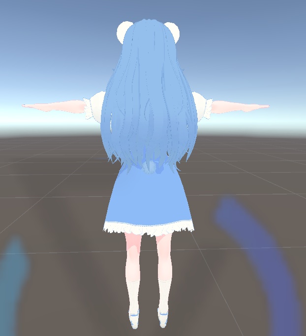 Premade | Project Blue Bear Girl | Vrm-Vtuber-Vrchat