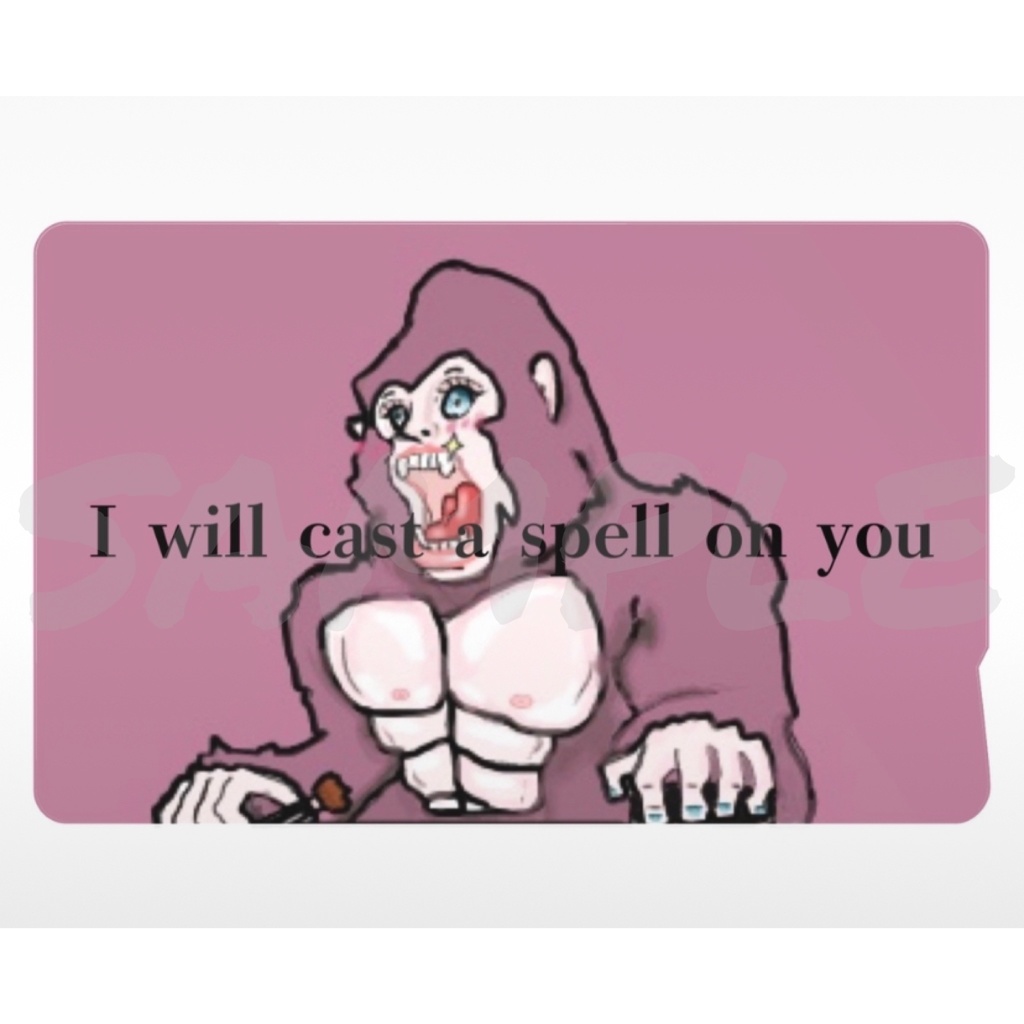 I will cast a spell on you　(IC card sticker)