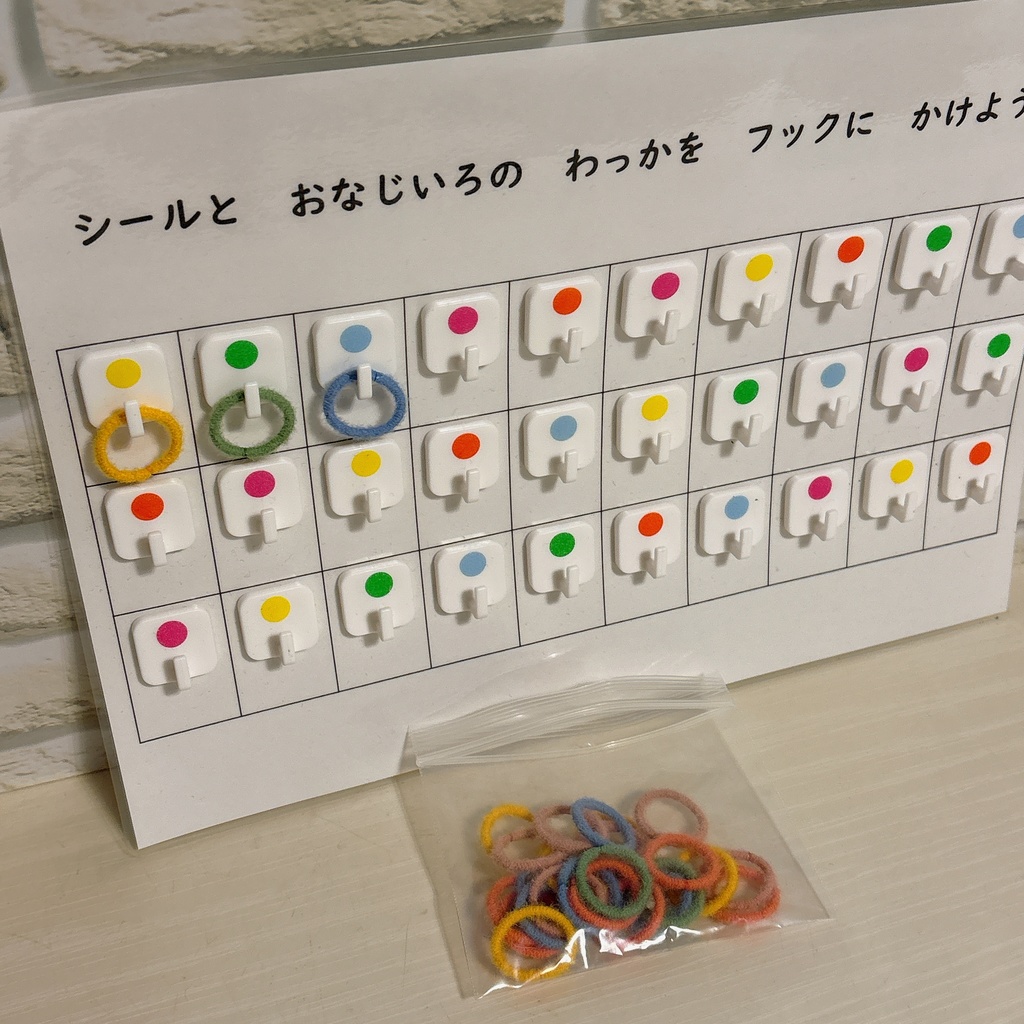 【お届け版】限定１セット！色合わせ・指先トレーニング教材