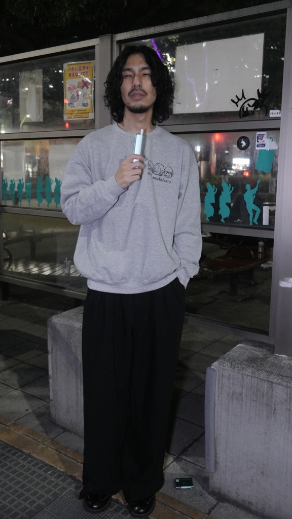 【限定】【押切蓮介先生描き下ろし】それでも上杉は生きてゆくオリジナルスウェット(グレー)