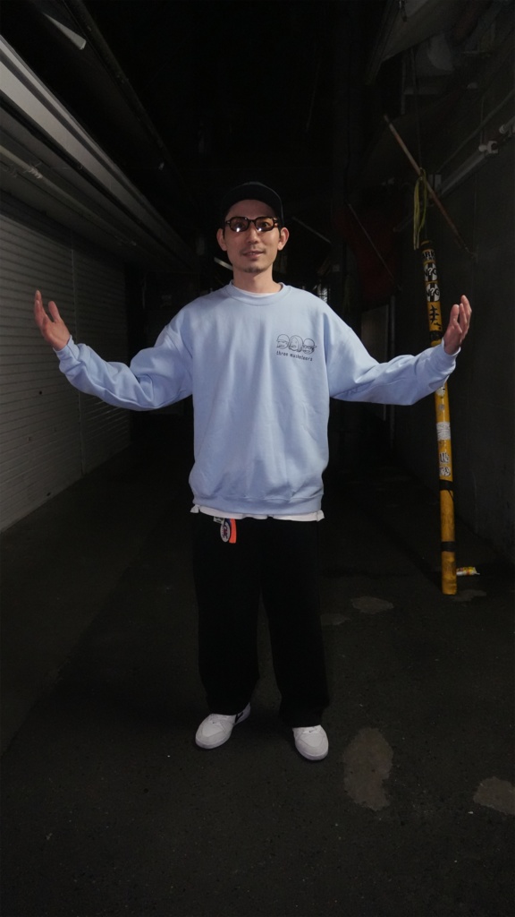 【限定】【押切蓮介先生描き下ろし】それでも上杉は生きてゆくオリジナルスウェット(ライトブルー)