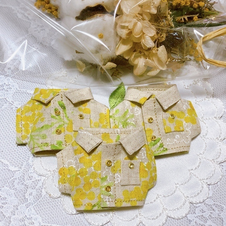 mimosaシャツ【10cmぬい服】