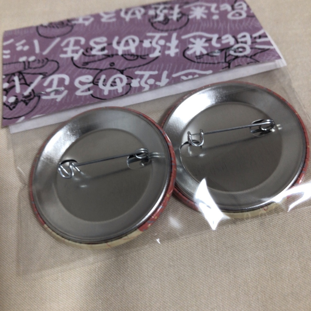 混迷極める缶バッジ