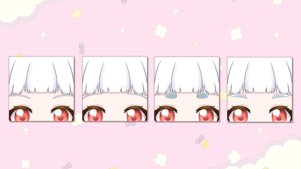 【Live2D汎用カスタムモデル】差分多彩!多彩ちゃん_v1.00