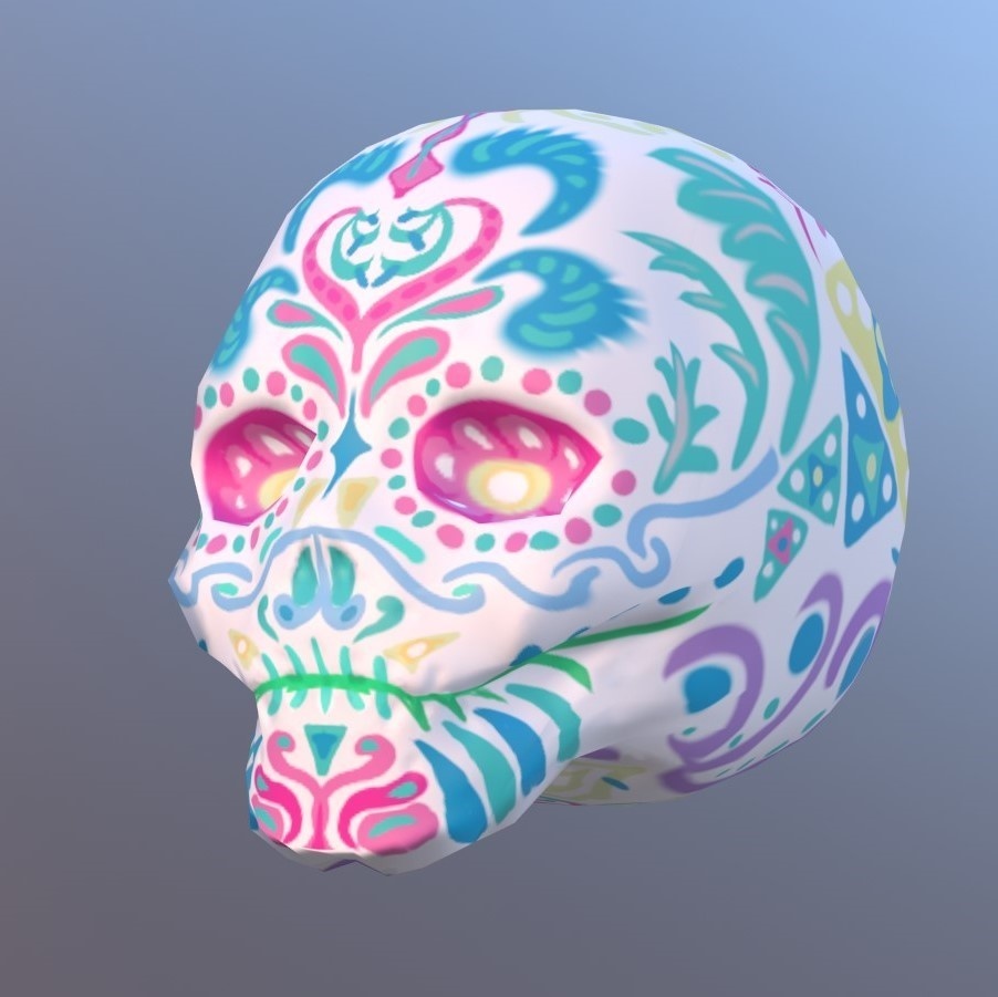 Mexican Skull Calaverita メキシコの頭蓋骨のカラベラ