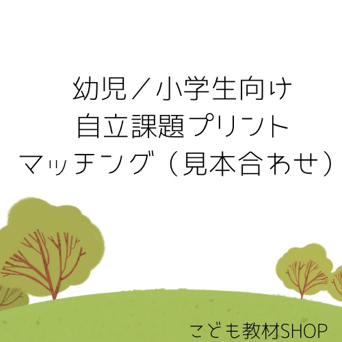 自立課題 マッチング(見本合わせ)