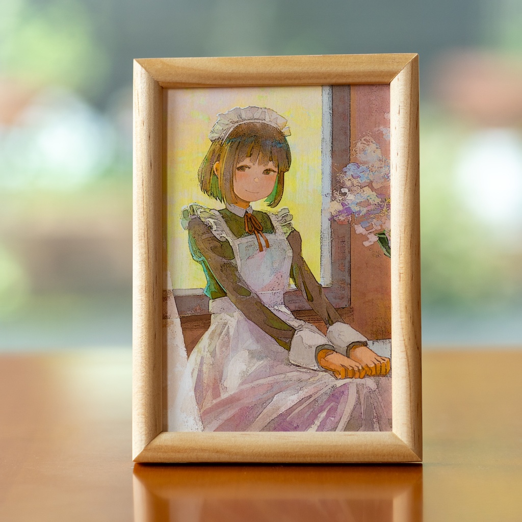 ポストカード「メイドさん」