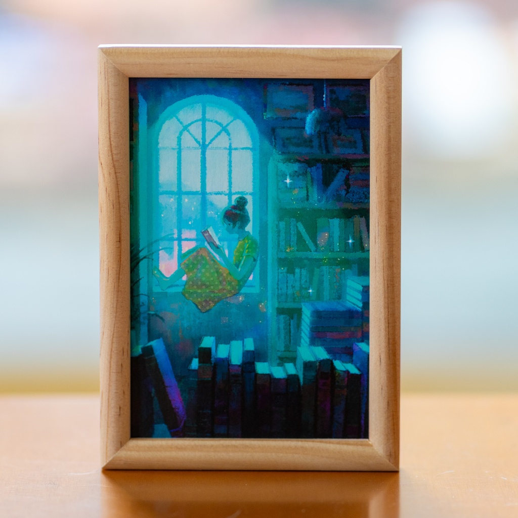 ポストカード「水玉と月光」