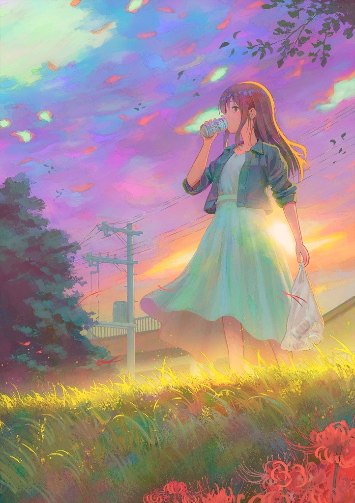 ポストカード「晩夏」