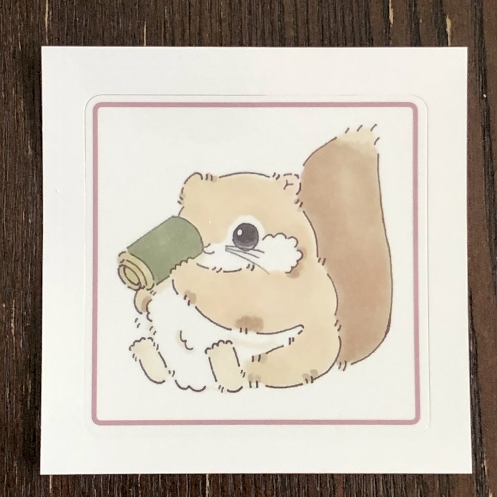 ステッカー　お茶