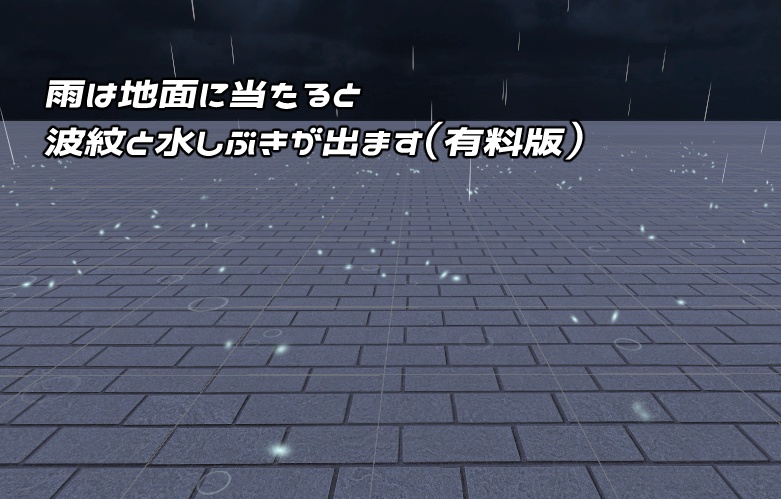雨・雪パーティクル