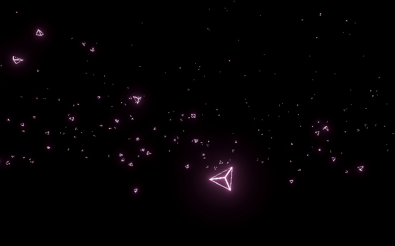 【無料】ワイヤーフレームパーティクル