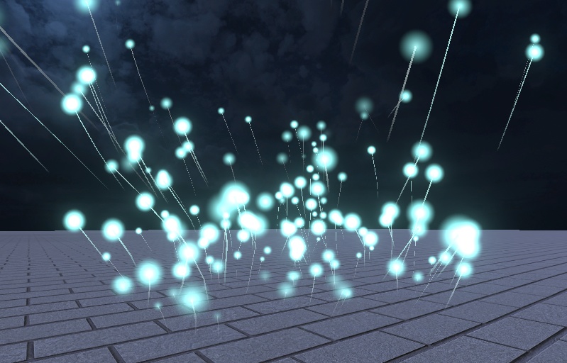 【VRChat想定】アバターに導入できるパーティクルパック1