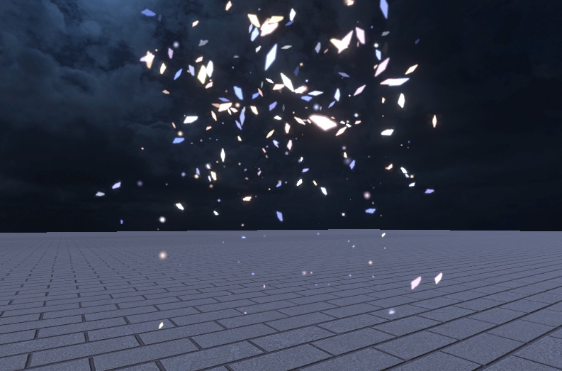 【VRChat想定】アバターに導入できるパーティクルパック1