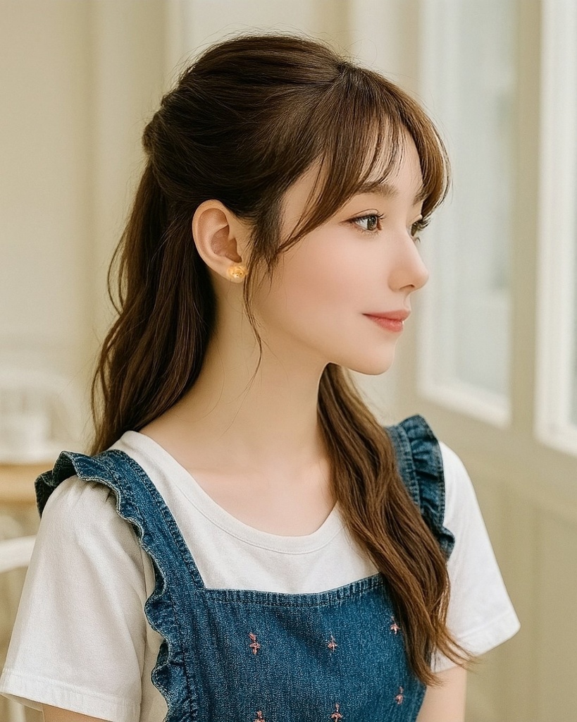 ころんとぷっくりラテわんこピアス/イヤリング〖レジン〗