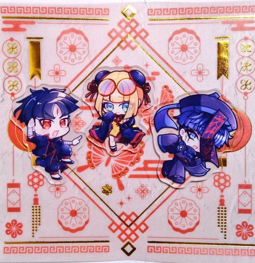 チャイナ衣装アクリルシール